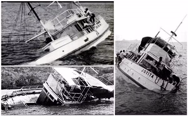 Vào ngày 3/10/1955, MV Joyita rời Samoa mang theo 16 thủy thủ và 9 hành khách. Con tàu này chở theo các thiết bị y tế, gỗ và nhiều loại thực phẩm khác. Theo dự kiến, nó sẽ cập bến ở hòn đảo Tokelau, New Zealand cách đó 430 km trong khoảng 41 - 48 giờ tới.