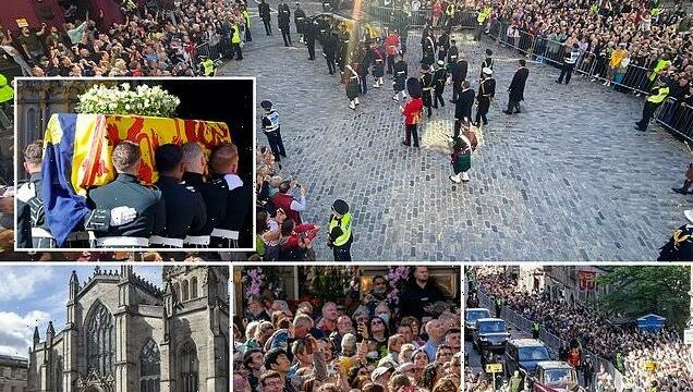Lễ rước do Vua Charles III dẫn đầu. Người dân đứng hai bên đường nói lời tạm biệt cuối cùng tới Nữ hoàng Elizabeth II - một trong những quốc vương có thời gian trị vì lâu nhất nước Anh.