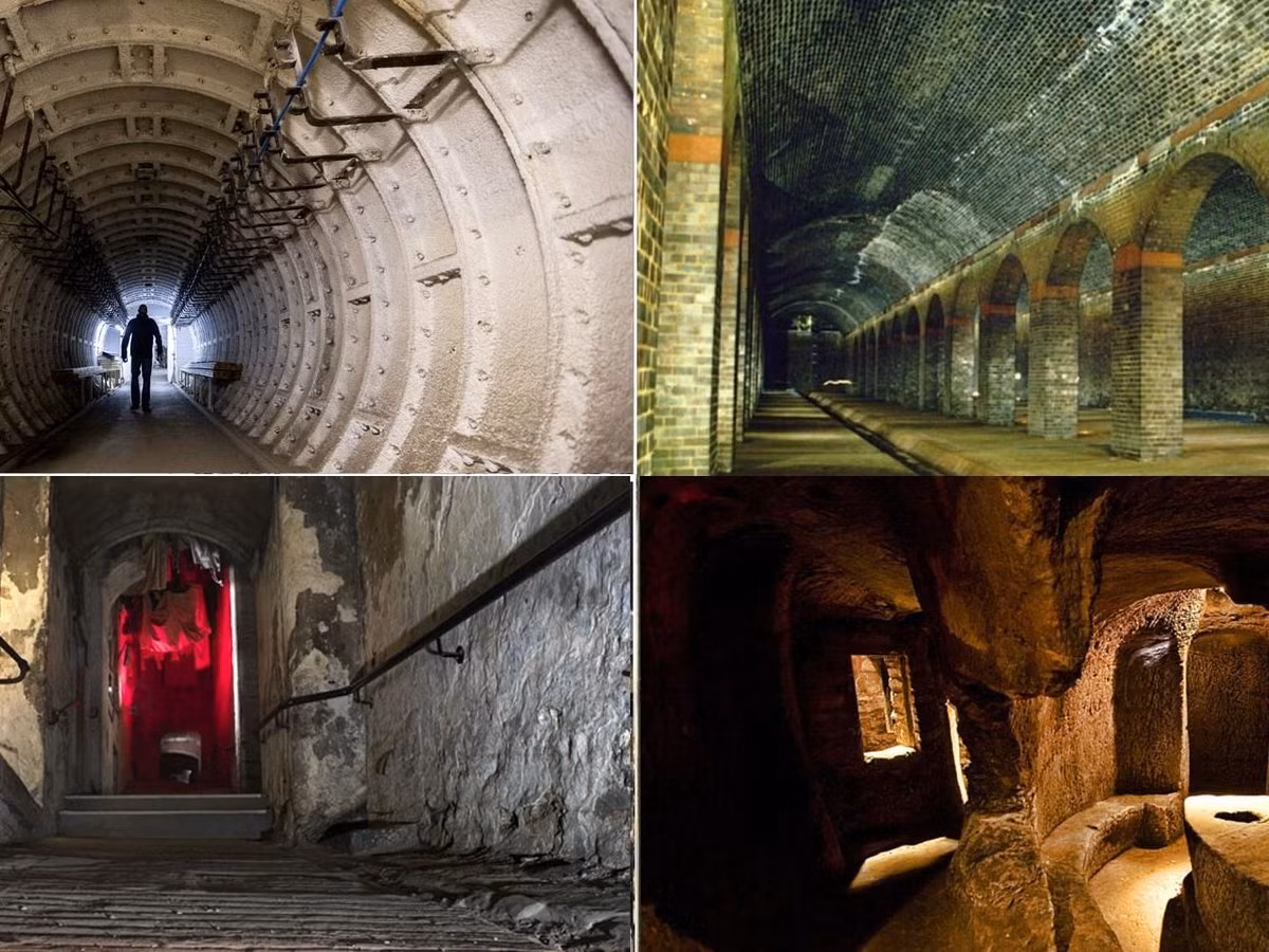 Thành phố ngầm Edinburgh Vaults mở cửa từ năm 1788. Ban đầu, những công trình được xây dựng dưới mặt đất chủ yếu là quán rượu, lò luyện kim... Về sau, nhiều dịch vụ kinh doanh khác diễn ra tại thành phố ngầm này.