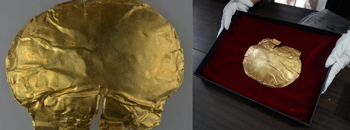 Thêm nữa, ông Wanfa nhận định việc tìm thấy mặt nạ bằng vàng có từ thời nhà Thương đặt ra các câu hỏi như: cổ vật này được làm tại địa phương hay được trao đổi từ các vùng miền khác; liệu các đồ tạo tác bằng vàng có được phát triển ở miền Trung Trung Quốc trước khi phổ biến về phía Tây Nam hay không.