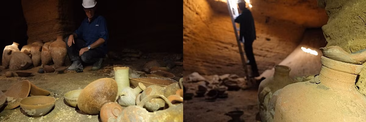 Trái ngược với các cổ vật còn khá nguyên vẹn, những phần còn lại của thi hài đã phân hủy khá nhiều. Việc phân tích, kiểm tra ADN được cho là sẽ gặp khá nhiều khó khăn để chuyên gia xác định giới tính, nguyên nhân tử vong.