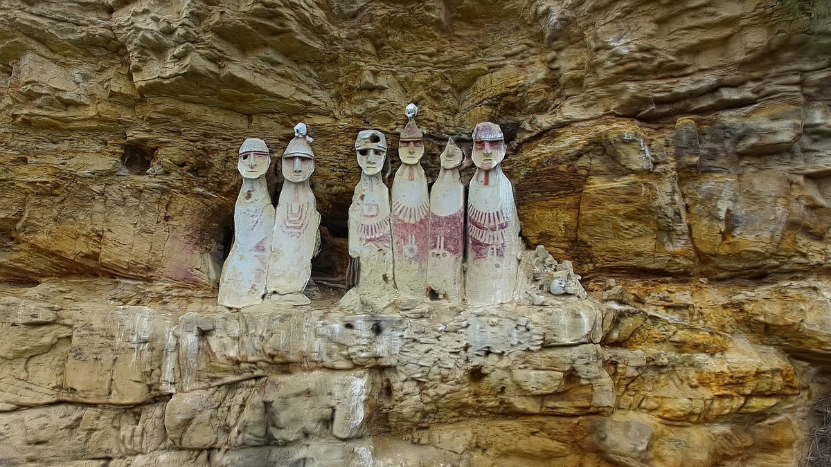 Do được đặt ở vị trí hiểm trở trên vách đá nên những quan tài cổ của người Chachapoya không bị phá hủy trong các cuộc chiến tranh suốt hàng hàng ngàn qua.