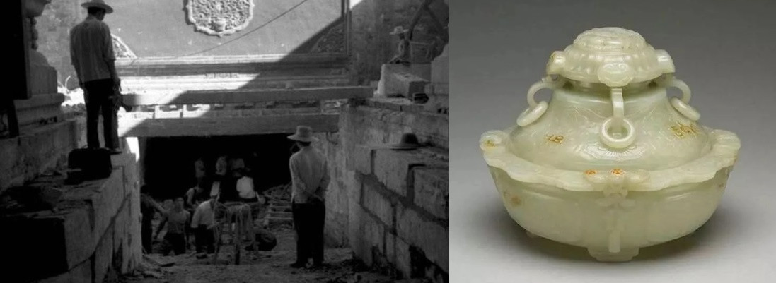 Vào tháng 4/1980, các nhà khảo cổ học thuộc Cục Di tích Văn hóa thành phố Bảo Định, tỉnh Hà Bắc phát hiện Sùng Lăng. Qua kiểm tra, họ xác định đây là nơi an nghỉ ngàn thu của hoàng đế Quang Tự. Bên trong lăng mộp có quan tài vua Quang Tự và hoàng hậu Long Dụ.