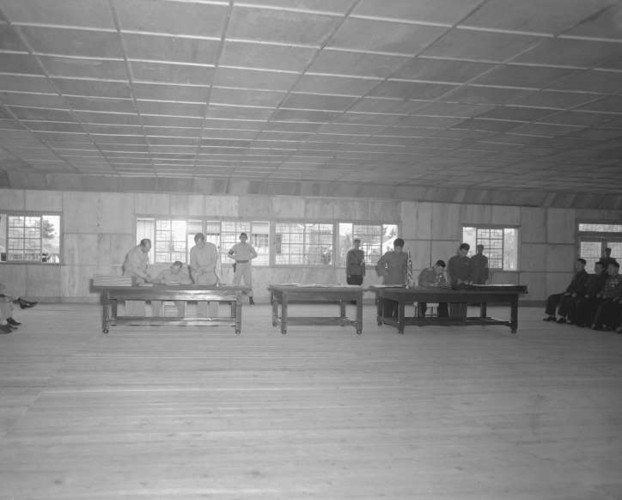 Quang cảnh nơi Hiệp định đình chiến Triều Tiên được ký kết năm 1953.