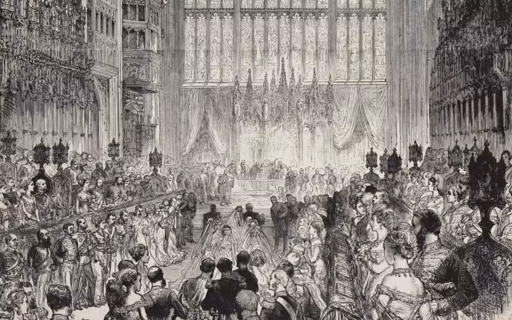 Đám cưới Hoàng tử Arthur, Công tước Connaught, và Công chúa Phổ Louise Margaret ngày 13/3/1879.