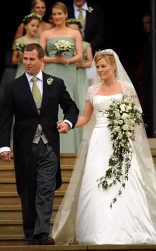 Đám cưới con trai của Công chúa Anne, Peter Philipps và cô Autumn Kelly ngày 17/5/2008.