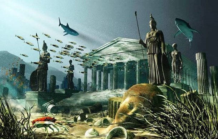 Thành phố Atlantis: Dựa trên những ghi chép của triết gia Plato từ những năm trước công nguyên, người ta tin rằng thành phố Atlantis có thể đã từng tồn tại nhưng hiện giờ nó đã bị chìm sâu dưới biển do một thảm họa thiên nhiên gây nên.