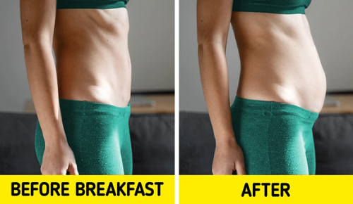 Đầy hơi. Đầy hơi nhẹ sau bữa ăn không đáng ngại. Trường hợp nghiêm trọng, đầy hơi là dấu hiệu cơ thể dị ứng với thức ăn, tạo nhiều khí trong dạ dày. Các loại thực phẩm thường gây ra tình trạng này là lúa mì và gluten.