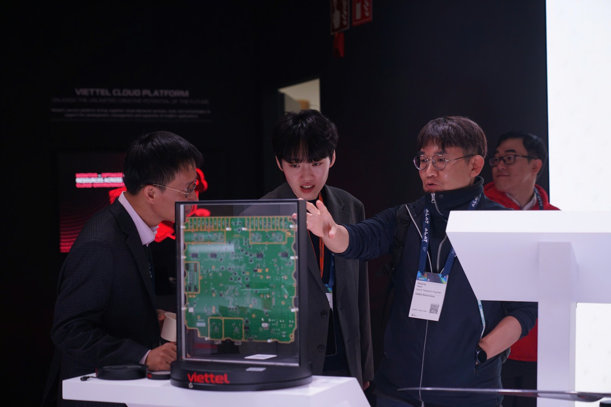 Các sản phẩm của Viettel được ứng dụng tại Việt Nam, 10 thị trường quốc tế và xuất khẩu sang Ấn Độ, Philippines, UAE. (Ảnh: Viettel Group)