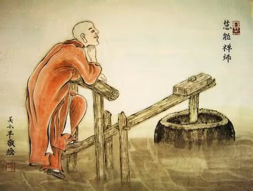 Câu chuyện này gợi nhớ đến sự tích về Lục Tổ Huệ Năng, một thiền sư nổi tiếng trong lịch sử Phật giáo Trung Hoa. Huệ Năng, dù không biết chữ và xuất thân nghèo khó, nhưng nhờ tâm trí sáng suốt và lòng kiên trì, đã đạt được giác ngộ và trở thành Lục Tổ của Thiền tông.