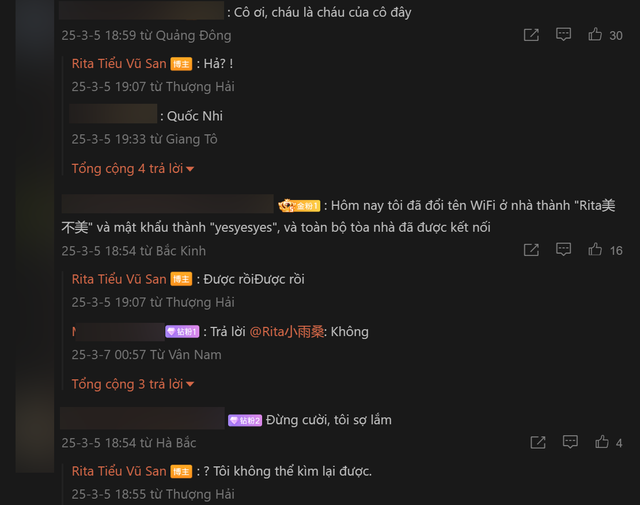 Những bình luận này khiến Rita "cạn lời" nhưng cũng thể hiện sự yêu mến của fan dành cho cô. (Ảnh: gamek)