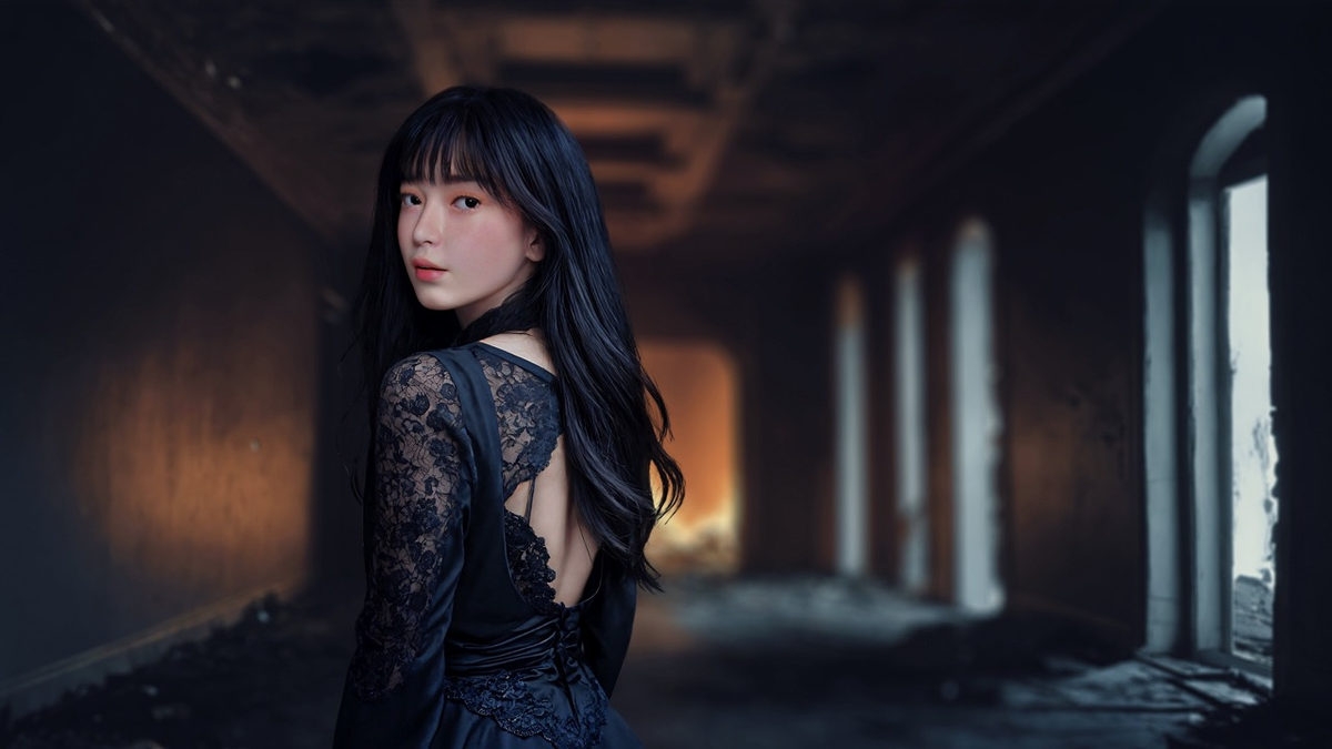 Sau hơn một năm rưỡi "ở ẩn", Ann trở lại với MV "CRY", mang màu sắc Rock-baby và phong cách hậu tận thế độc đáo. (Ảnh: NSCC)