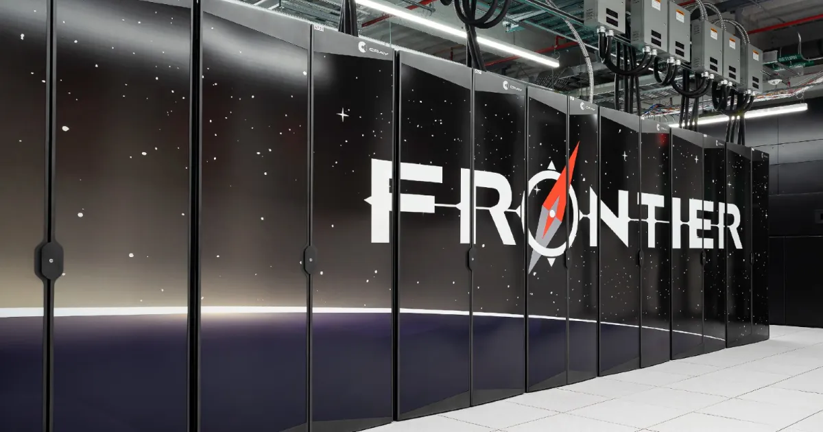 1. Frontier (Mỹ) - Siêu máy tính mạnh nhất thế giới, đạt 1,19 exaflop (1,19 tỷ tỷ phép tính/giây), sử dụng chip AMD và GPU AMD Instinct. (Ảnh: Freethink)