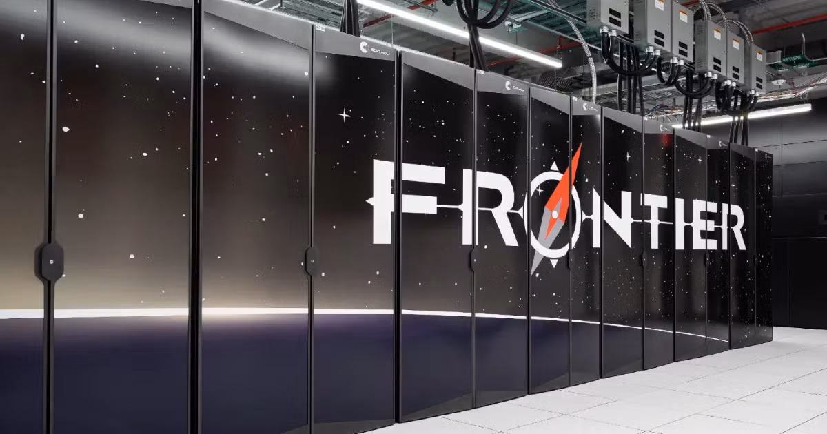 1. Frontier (Mỹ) - Siêu máy tính mạnh nhất thế giới, đạt 1,19 exaflop (1,19 tỷ tỷ phép tính/giây), sử dụng chip AMD và GPU AMD Instinct. (Ảnh: Freethink)