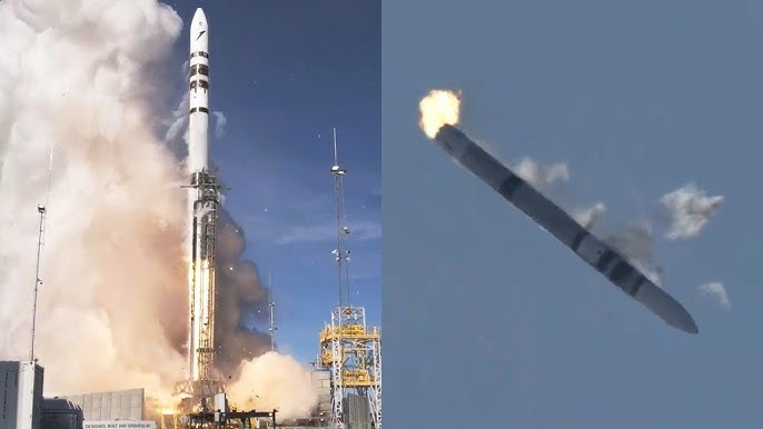 Hệ thống điều khiển chuyến bay đã tự động tắt động cơ, khiến tên lửa rơi xuống và phát nổ.(Ảnh: YouTube)