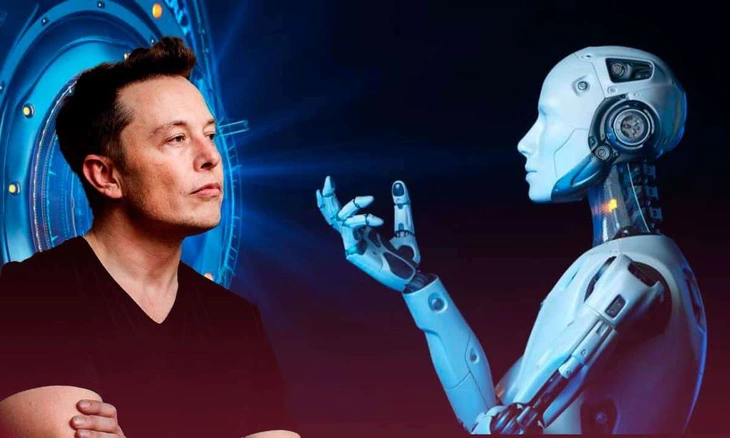 Elon Musk dự đoán AI sẽ thông minh hơn con người trong 1-2 năm tới và vượt trội hơn tất cả con người cộng lại vào năm 2029 hoặc 2030. (Ảnh: Pressfarm)