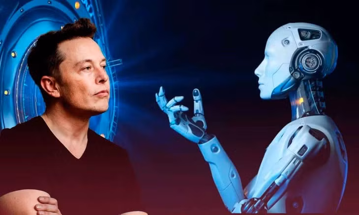 Elon Musk dự đoán AI sẽ thông minh hơn con người trong 1-2 năm tới và vượt trội hơn tất cả con người cộng lại vào năm 2029 hoặc 2030. (Ảnh: Pressfarm)