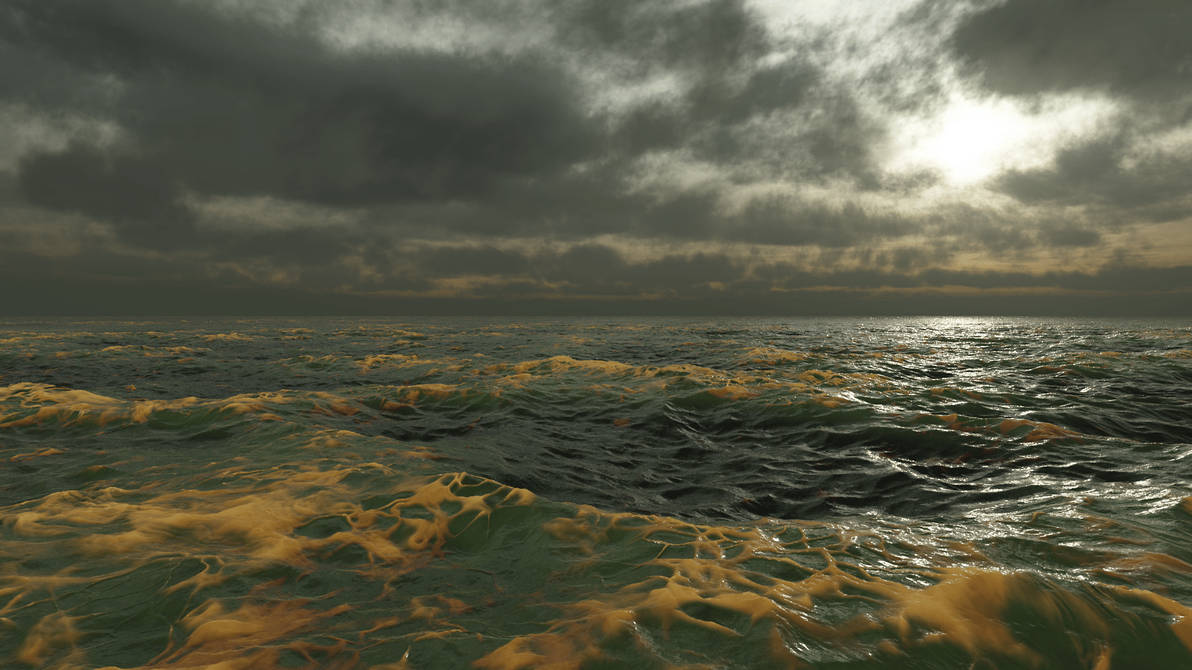 Khác với oxy, methyl halide bền vững hơn trong điều kiện khí quyển Hycean và ít bị nhiễu bởi phản ứng hóa học tự nhiên.(Ảnh: DeviantArt)