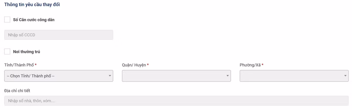 Hệ thống yêu cầu bạn tải lên các tài liệu cần thiết, bao gồm ảnh chụp giấy phép lái xe cũ, giấy khám sức khỏe còn hiệu lực, và ảnh chân dung theo định dạng quy định.