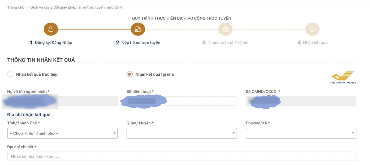 Sau khi hoàn thành hồ sơ, bạn tiến hành thanh toán lệ phí đổi giấy phép lái xe qua các phương thức thanh toán trực tuyến được hỗ trợ. Hồ sơ sẽ được xét duyệt bởi cơ quan chức năng, và bạn có thể theo dõi tiến trình xử lý trực tiếp trên Cổng Dịch vụ công.