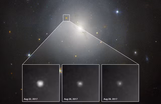 Các nhà khoa học phát hiện tàn tích của hai vụ nổ siêu tân tinh trong đại dương của Trái Đất và trên Mặt Trăng. (Ảnh: NASA)