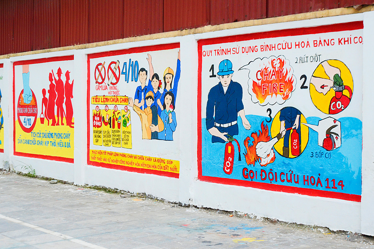 Hay các hoạt động về PCCC.