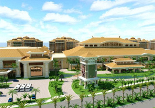  6. Khu du lịch Bến Thành – Hồ Tràm Dự án Khu Du lịch Bến Thành - Hồ Tràm (xã Phước Thuận - huyện Xuyên Mộc - tỉnh Bà Rịa Vũng Tàu) được xây dựng với tổng số vốn là 30 triệu USD do Tổng Công ty Bến Thành (Benthanh Group) làm chủ đầu tư. Ảnh phối cảnh dự án: muabannhadat.vn.