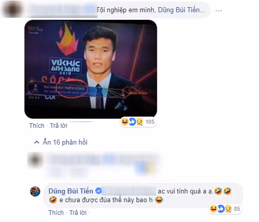 Phan ung thu vi cua thu mon Bui Tien Dung khi bi viet nham ten