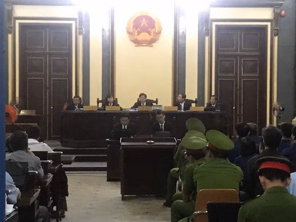 Phiên tòa xét xử đại án Phạm Công Danh.