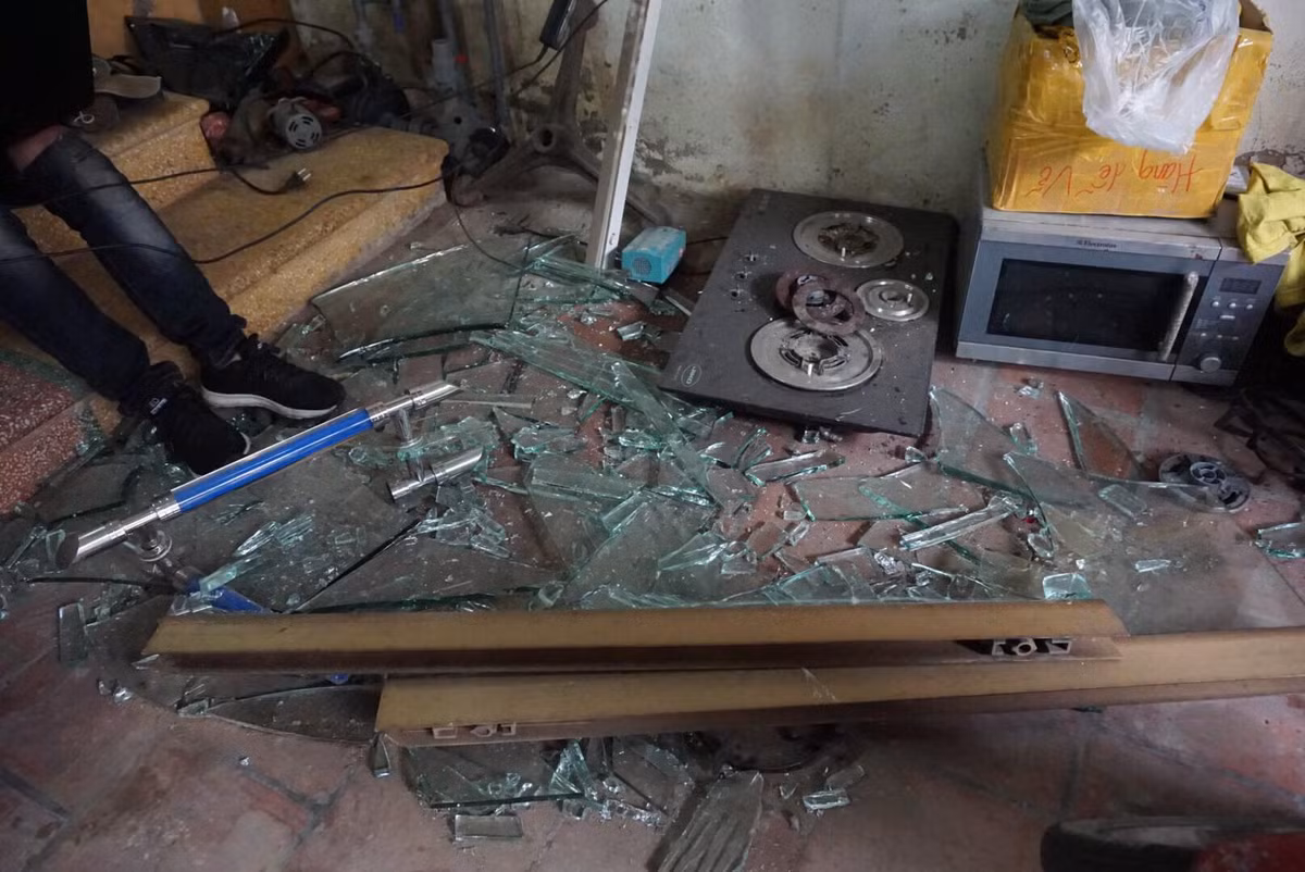 Vùng ảnh hưởng vụ nổ ước tính lên tới 500m.