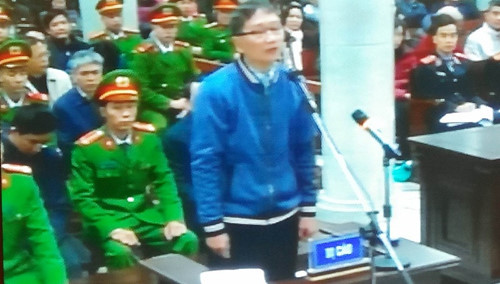 Bị cáo Trịnh Xuân Thanh.