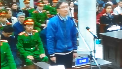 Bị cáo Trịnh Xuân Thanh.