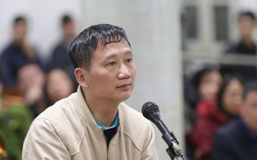 Bị cáo Trịnh Xuân Thanh. Ảnh: TTXVN