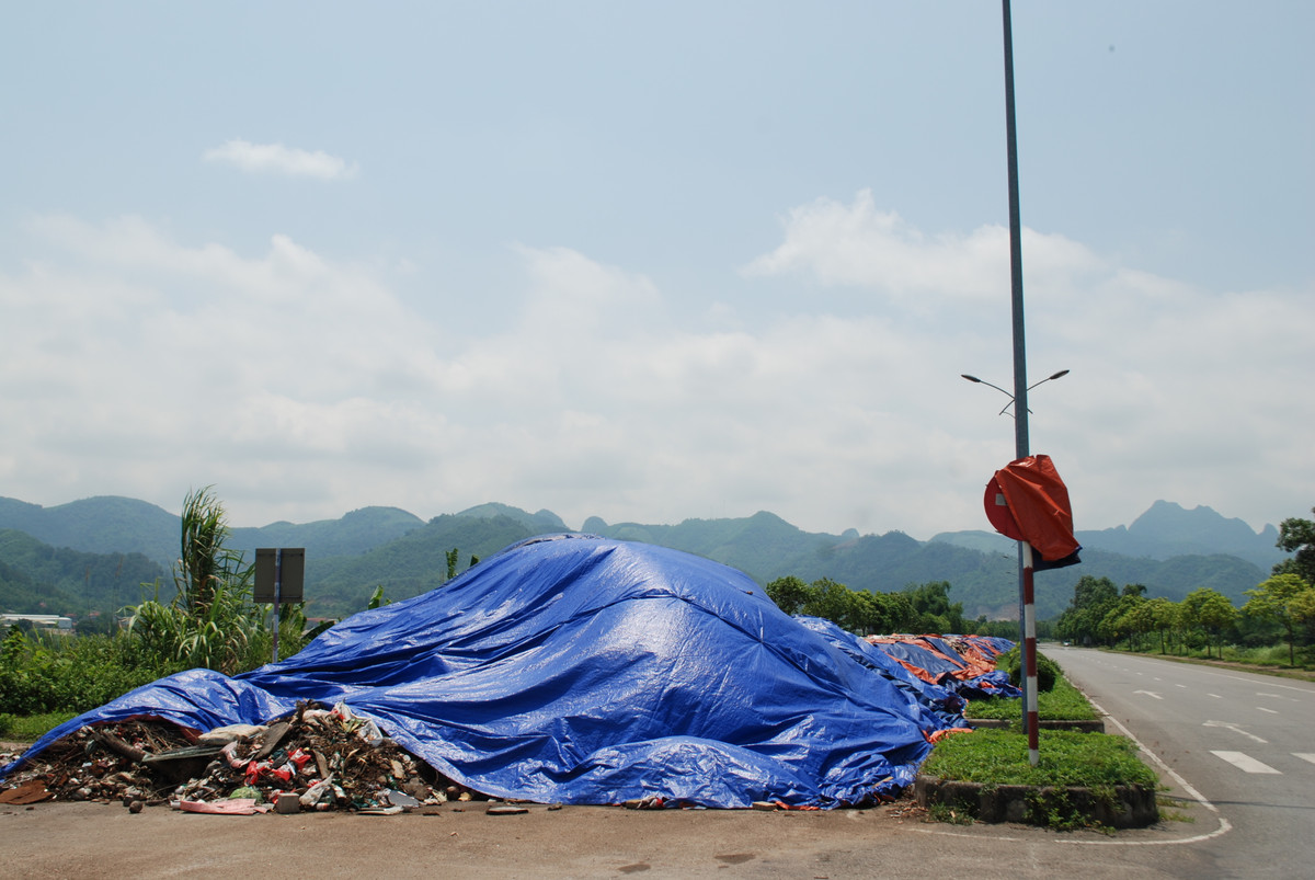 Bai rac dai hang tram met bong dung 