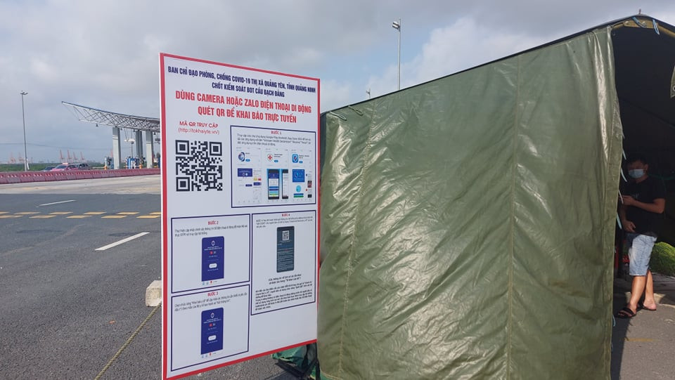 Hiện nay, không chỉ riêng tỉnh Quảng Ninh, một số địa phương khác cũng thực hiện khai báo y tế nhằm đảm bảo giãn cách xã hội, không tụ tập đông người.