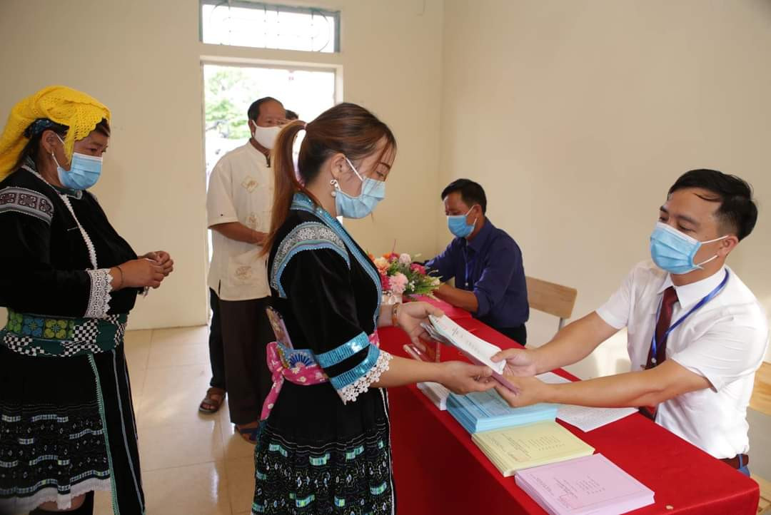 Điểm bỏ phiếu số 7 xã sùng phài, TP Lai Châu.