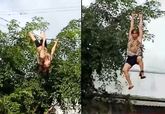 Ron nguoi xem co gai nghi 