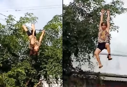 Ron nguoi xem co gai nghi 