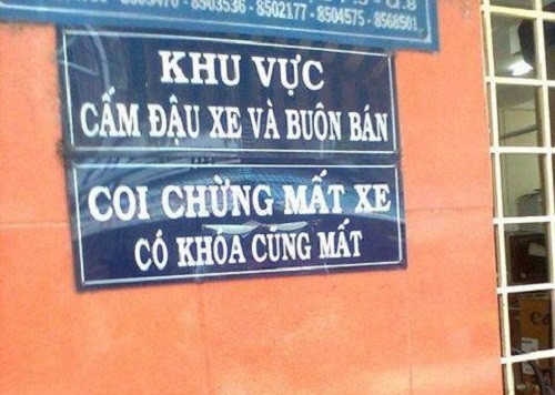 Vừa cấm vừa nhắc...