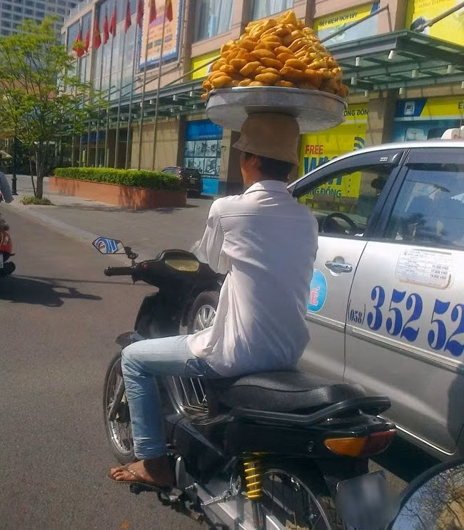 Kiểu chở hàng độc đáo.