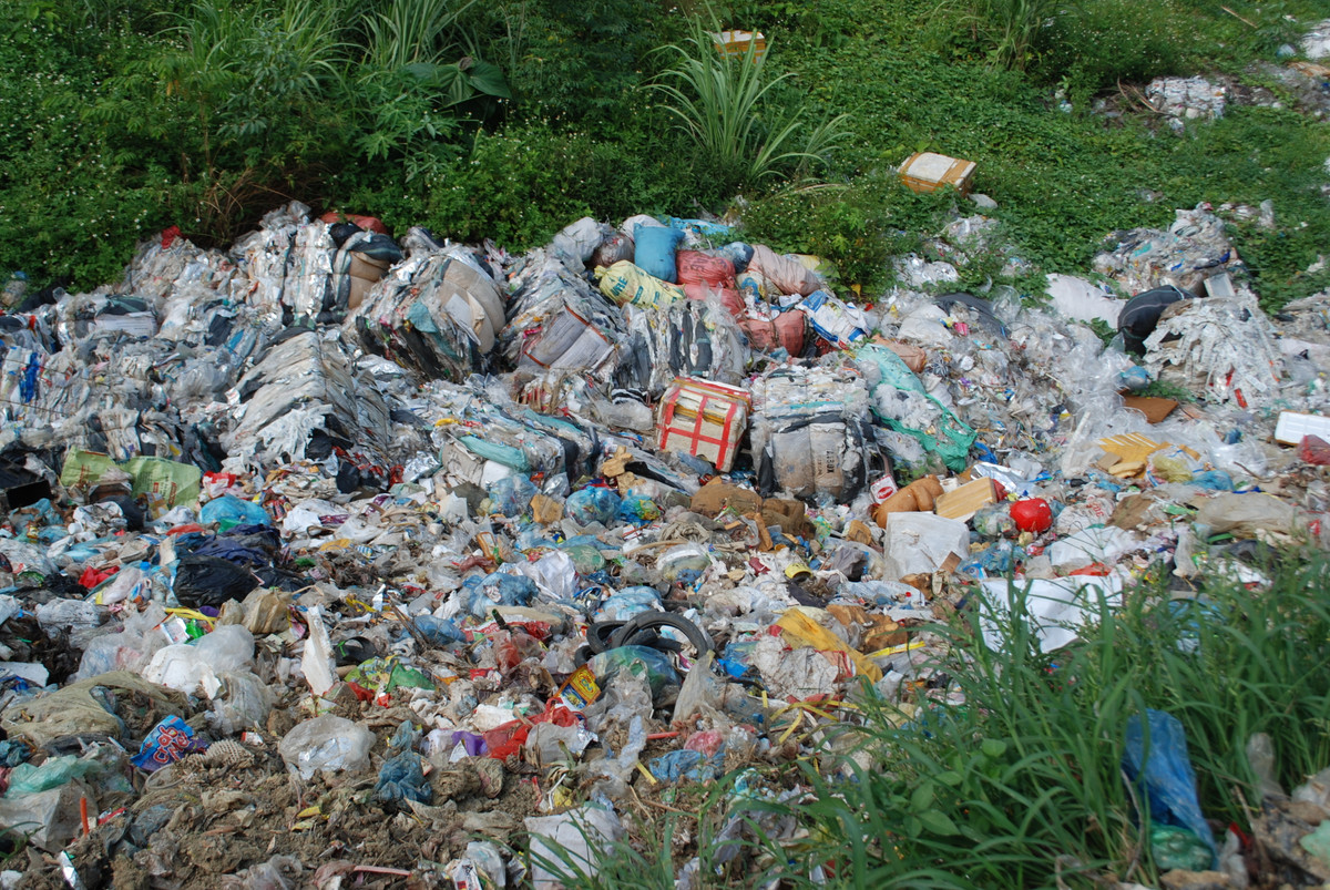 Để tiến sâu bên trong bãi rác, PV phải chen chân với ruồi và chỉ 10 phút sau, ruồi bám quanh người như những hạt đỗ đen, mùi hôi thối ám khắp quần áo, thậm trí bay cả vào xe.