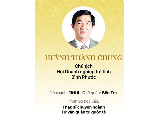  Ông Huỳnh Thành Chung.