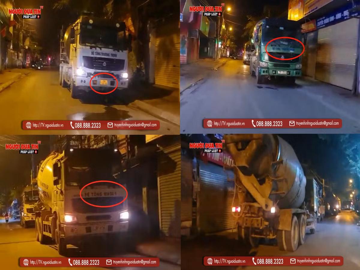 Ha Noi: Xe bon cho be tong “nao loan” pho phuong Ha Noi