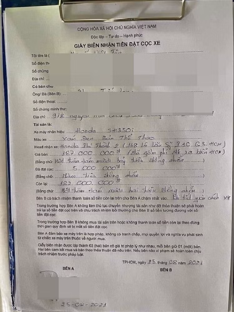 Honda SH350i tai Viet Nam 