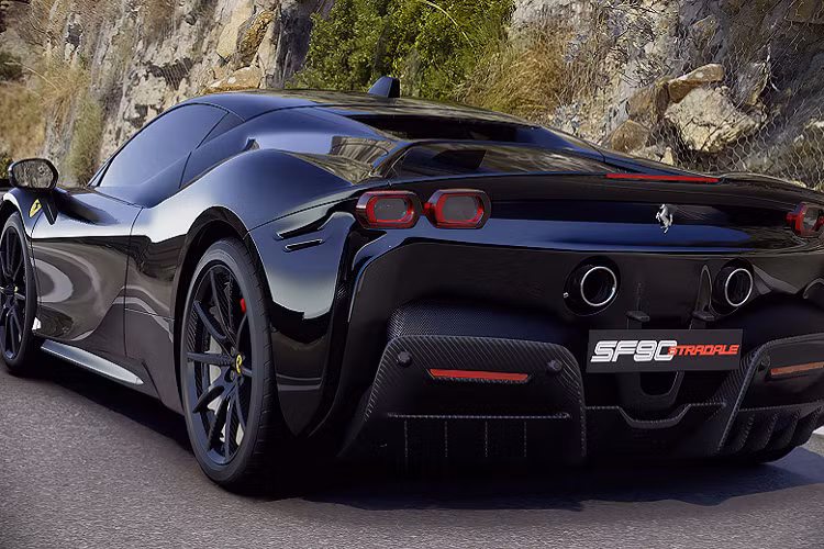 Siêu xe Ferrari SF90 Spider được trang bị động cơ tăng áp kép V8, sản sinh 769 mã lực với 3 mô tơ điện bổ sung thêm 217 mã lực. Mẫu xe mui trần này mang tổng công suất 986 mã lực và 900 Nm mô-men xoắn cực đại. SF90 Spider chỉ mất thời gian 2,5 giây để tăng tốc từ vị trí xuất phát lên 100 km/h trước khi đạt tốc độ tối đa 340 km/h.