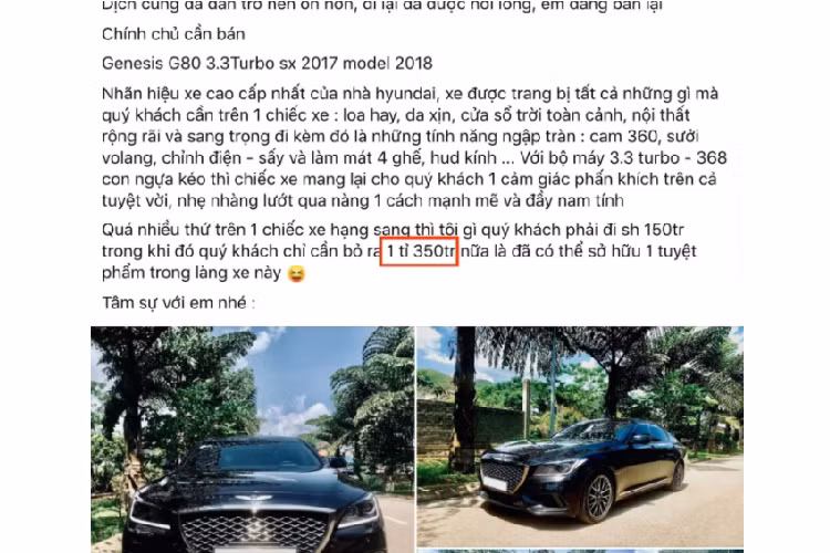 Thiết kế ngoại thất của mẫu xe sang Genesis G80 Sport đời 2018 đang chào bán tại Việt Nam khá “ngầu”, mang đậm phong cách thể thao. Đầu xe sở hữu lưới tản nhiệt cỡ lớn, khe gió thiết kế rộng bề thế.