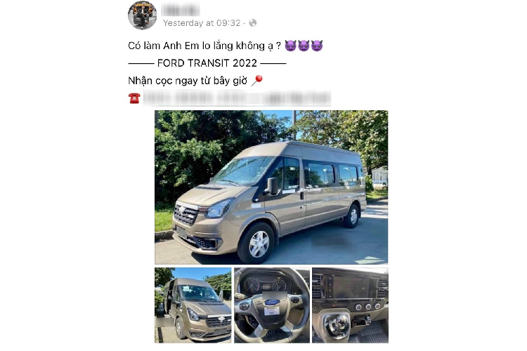 Mới đây, một số nhân viên tư vấn bán hàng của hãng Ford đã bắt đầu nhận cọc của khách hàng muốn mua Transit phiên bản mới tại Việt Nam. Đồng thời, các nhân viên tư vấn bán hàng cũng tung ra những hình ảnh đầu tiên của Ford Transit 2022 mới dành cho Việt Nam.
