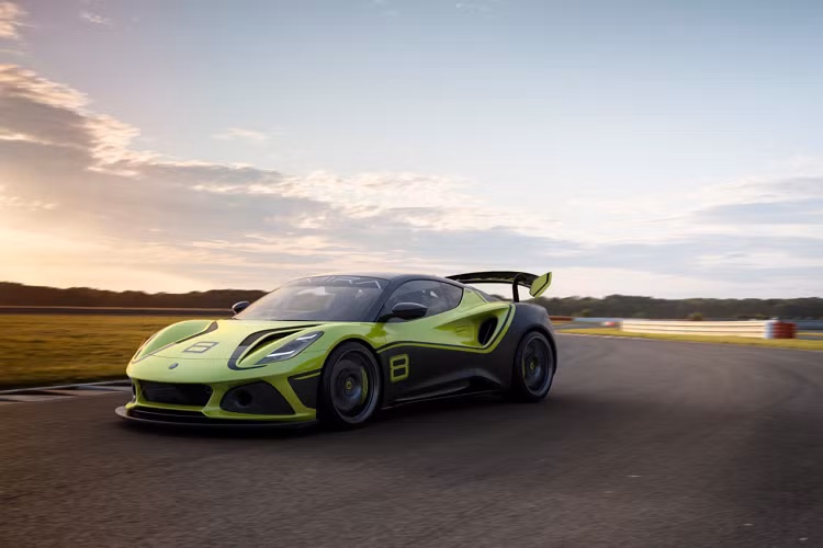 Emira GT4 được thiết kế để thay thế Evora GT4 - Mẫu xe đua đã có những thành tựu cực kỳ thành công với một số chiến thắng và chức vô địch tại các giải đua bao gồm British GT, Dubai 24hrs, Barcelona 24hrs, European GT, Sepang 12hrs và Pirelli World Challenge.