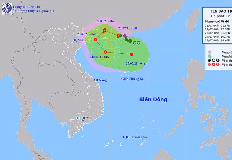 Bao so 3 gay mua to cuc bo o Bac Bo va Trung Bo