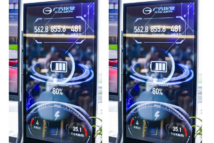 Theo báo cáo của Electrek, GAC Aion đã trình diễn khả năng sạc của gói pin grapheme trên hai phiên bản 3C và 6C tại sự kiện giới thiệu sản phẩm diễn ra cuối tháng 7. Cụ thể, chiếc Aion V phiên bản 3C có khả năng sạc từ 0-80% trong 16 phút và 30-80% trong 10 phút.